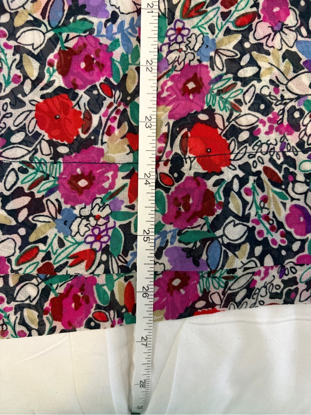 CAbi Multicolor Floral Ruffle-Neck Sleeveless Tank - Picture 10 of 16